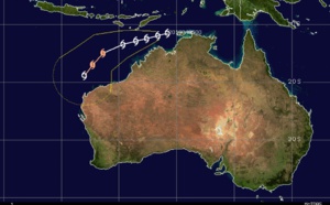 03UTC: TC 23S has formed, forecast to gradually intensify to a category 1 US in 72hours