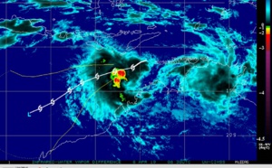 09UTC: TC WALLACE(23S)  forecast to intensify slowly next 48hours and remain over open seas