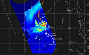 TC FANI(01B) now category 2 US is intensifying and could hit Kolkata region in less than 4 days as a powerful cyclone(VIDEO)