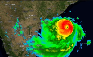TC FANI(01B) strong category 3 US, gradually approaching Puri/Bhubaneshwar. FANI is a powerful and dangerous cyclone