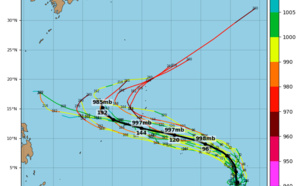 90W near Yap: little development expected. 91W southeast of Chuuk: development anticipated near next 36/48hours