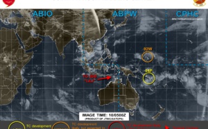 West Pacific:  94P could develop after 24hours while approaching east coast of Australia.  92W still under watch.