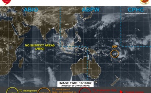 95P northeast of Vanuatu: may intensify a bit next 48 hours