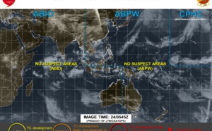 20190524: tropical cyclonic activity: calm