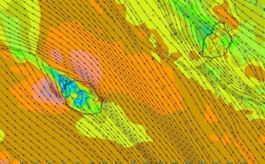 REUNION: le vent secoue et peut atteindre 90km/h en rafales aujourd'hui, la mer grossit