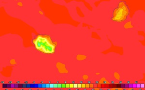 REUNION: gelées possibles au Maïdo la nuit prochaine, humide sur la moitié Sud-est Vendredi matin