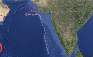 Cyclone VAYU(02A): Final Warning issued by the JTWC. Peak intensity was raised at 100knots, Category 3 US