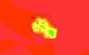 REUNION: le vent ne faiblit pas et partage notre île en 3 zones