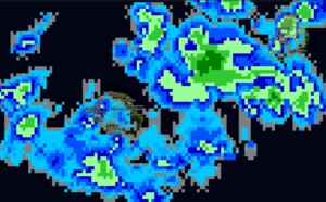 REUNION: après l'accalmie de ce matin les averses sont plus fréquentes cet après midi et cette nuit