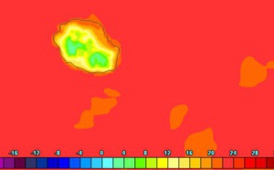 REUNION: nuit fraîche, dimanche assez ensoleillé et de saison