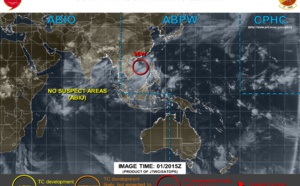 South China Sea: INVEST 96W is now upgraded to HIGH