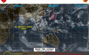 INVEST 91W : Tropical Cyclone Formation Alert issued by the JTWC