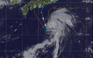 TD 07W is slow-moving and forecast to peak as a minimal tropical storm
