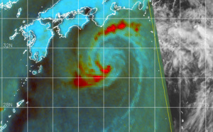 TS NARI(07W) is forecast to weaken over Japan after 18hours
