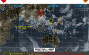TS WIPHA(08W): near the Leizhou Peninsula, Invest 93W upgraded to MEDIUM