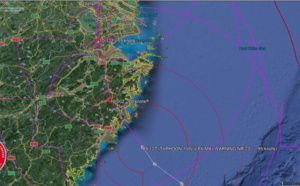 Typhoon Lekima is making landfall south of Taizhou with top gusts approaching 200km/h
