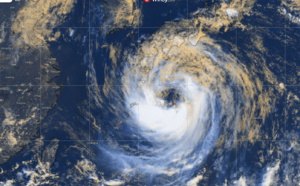Tropical Storm Krosa is forecast to skirt western Shikoku shortly after 24h