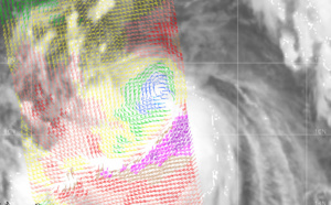 TS Bailu intensifying to Typhoon intensity within 24h, landfall over Taiwan shortly after 36h