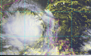 PODUL(13W) relocated, intensifying a bit over the South China Sea