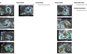 TS 14W and TS Lingling(15W) gradually intensifying. Invest 91W update