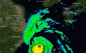 Typhoon Lingling: landfall in NKorea in 24h. Faxai: bearing down on Tokyo in 48h as a Typhoon