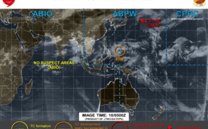 Invest 95W: still Medium. Faxai(14W): maximum intensity reached was 115knots, cat 4