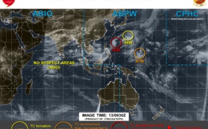 Invest 95W: Tropical Cyclone formation Alert.  97W: Medium