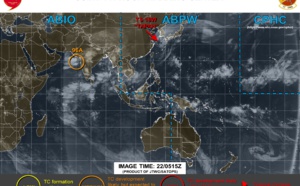 Tapah(18W) becoming extratropical and accelerating. Invest 96A: upgraded to medium