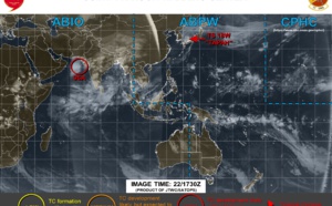 Invest 96A: Tropical Cyclone Formation Alert. Tapah(18W): over the Sea of Japan