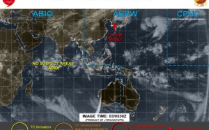 Mitag(19W) becoming extratropical
