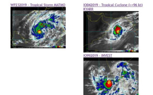 Matmo(23W), Kyarr(04A) and Invest 99B updates