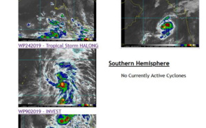 Maha(05A) and Halong(24W) both intensifying over open seas