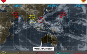 Invest 90W: Tropical Cyclone formation Alert. 05A, 24W, 23W: updates