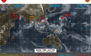 Halong:peak intensity/strong category 4 within 24h. Maha:near peak intensity. 90W&amp;23W:close watch