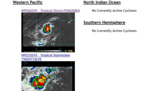 TS Fengshen(26W) and TD 27W East of the Philippines: updates at 13/02UTC