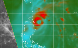Typhoon Kalmaegi is intensifying, forecast to make landfall over Northern Luzon in apprx 24h