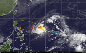 Typhoon Kammuri(29W): update at 28/09UTC