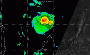 Le cyclone tropical BELNA s'intensifie à 440km de Mayotte, menace directe possible pour Mada lundi