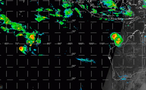 TC 14S(DAMIEN) intensifying, 13S(FRANCISCO) &amp; 91P: updates at 07/03UTC