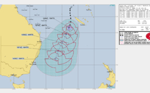 South Pacific: TC 15P(UESI) 70knots cyclone, subtropical transition forecast, update 12/09UTC