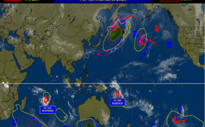 TC 24S(IRONDRO) intensifying ,TC 25P(HAROLD): potential direct threat to Vanuatu 