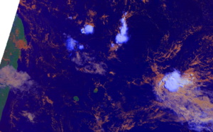 [VIDÉO] Rodrigues sous la pluie depuis 24heures, les Iles Soeurs au soleil mais...