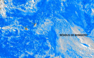 Les résidus de la Tempête Bongoyo traversent Rodrigues et se rapprochent progressivement des ILES SOEURS