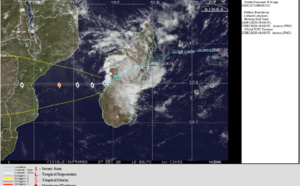 TC 07S(CHALANE) forecast to intensify significantly over the Mozambique Channel