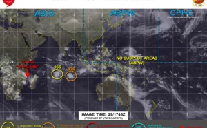 South Indian Ocean: TC 07S( CHALANE) and two other Suspect Areas under watch, update 29/18UTC South Indian Ocean: TC 07S( CHALANE) and two other Suspect Areas under watch, update 29/18UTC