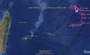 08S(DANILO) potential Fujiwhara with Invest 93S, Invest 97P under watch in the Gulf of Carpentaria, 02/03UTC update