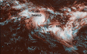 DANILO(08S) and Invest 93S getting closer whereas Invest 97P is up-graded to Medium in the Gulf of Carpentaria DANILO(08S) and Invest 93S getting closer whereas Invest 97P is up-graded to Medium in the Gulf of Carpentaria