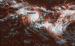 DANILO(08S) and Invest 93S getting closer whereas Invest 97P is up-graded to Medium in the Gulf of Carpentaria