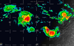 Tempête Tropicale DANILO(08S) et  Dépression Tropicale 93S: pas de place pour deux!