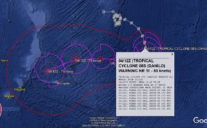 TC 08S(DANILO): forecast to reach US/Category1 in 72 hours, moderate confidence in the JTWC forecast